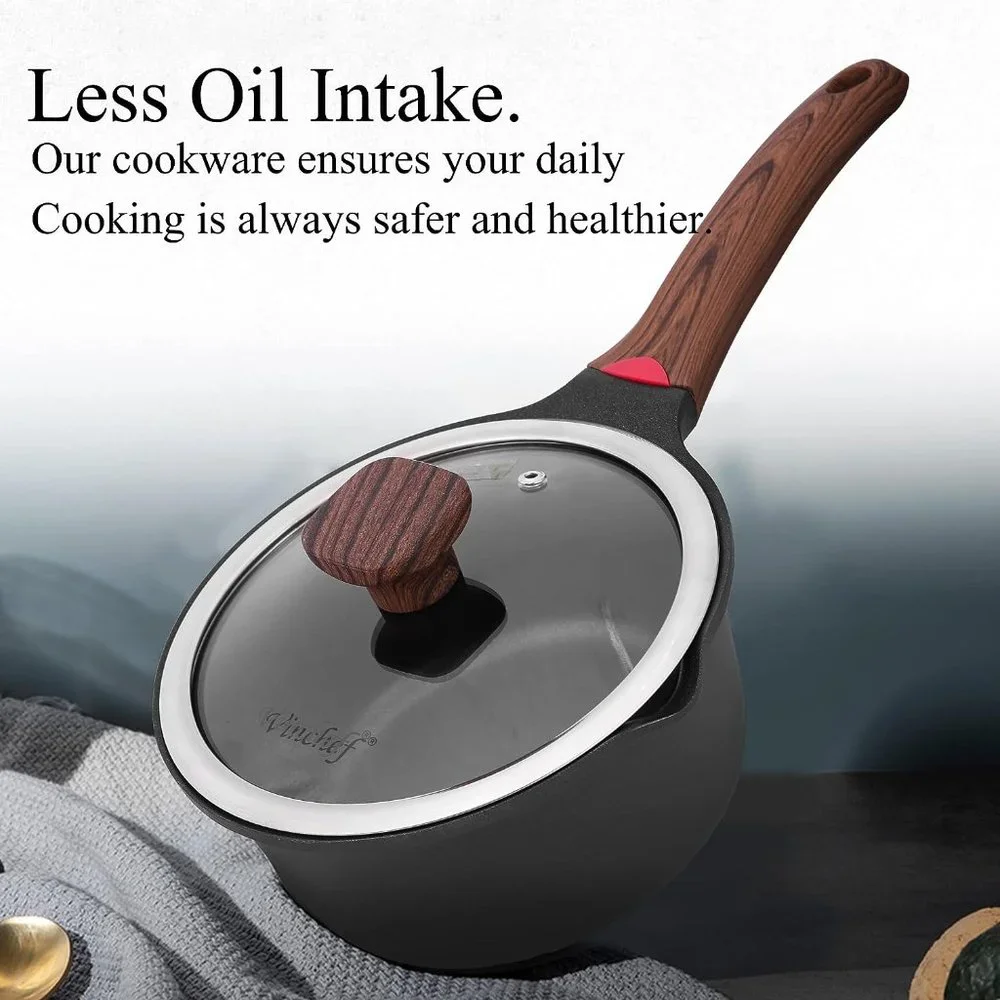 2qt Nonstick Sauce Pan with Lid